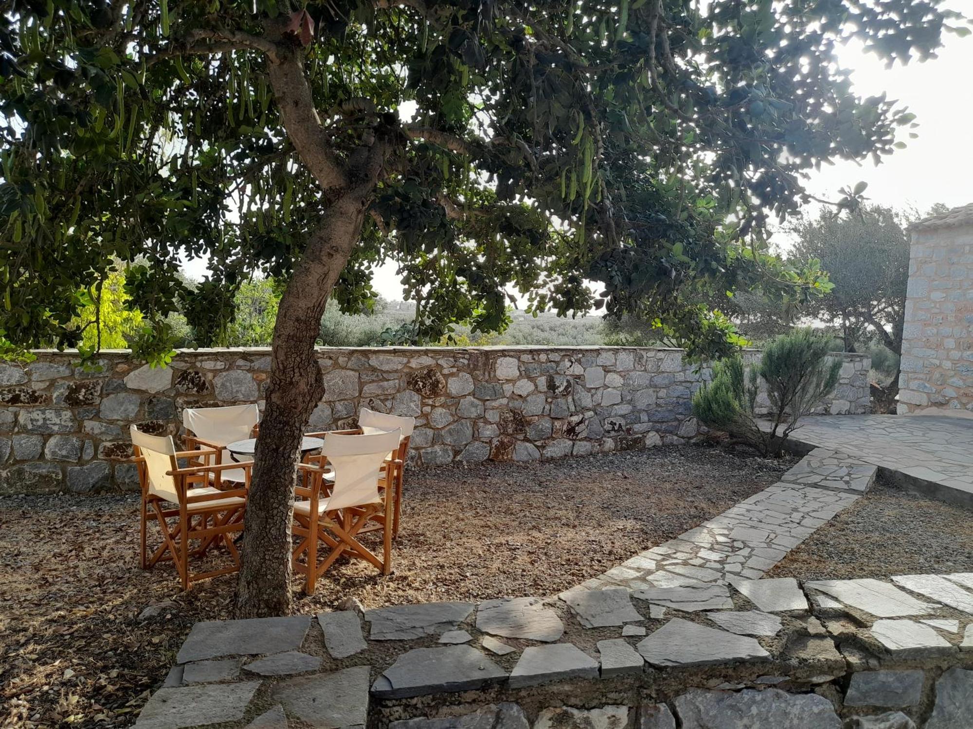 Appartement The Two Carob Trees, Traditional Stonehouse, Nikandri, Pirgos Diros à Lefkias Extérieur photo